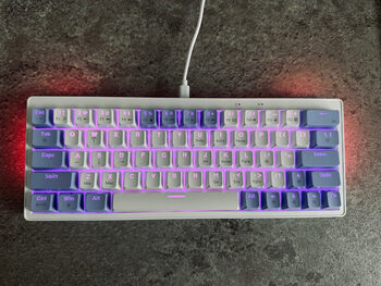 Redeem Mechaninė klaviatūra (mechanical keyboard with yellow switches)