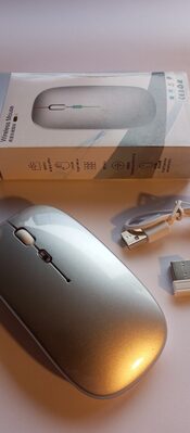 pelytė belaidė pakraunama šviečianti pelė mouse wireless 