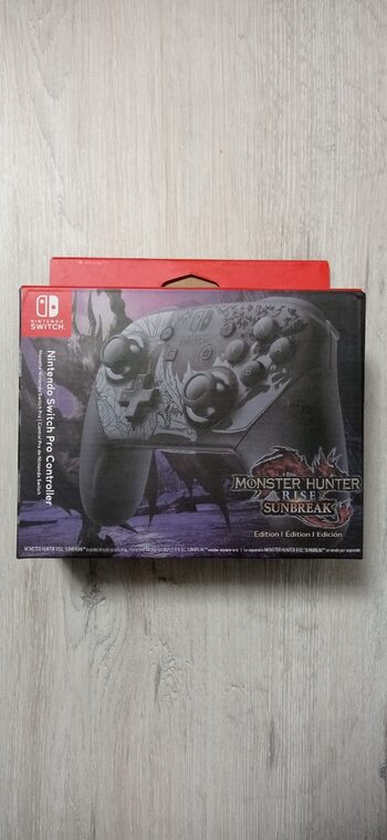 Mando Nintendo Switch Pro Nuevo Monster Hunter Rise Sunbreak