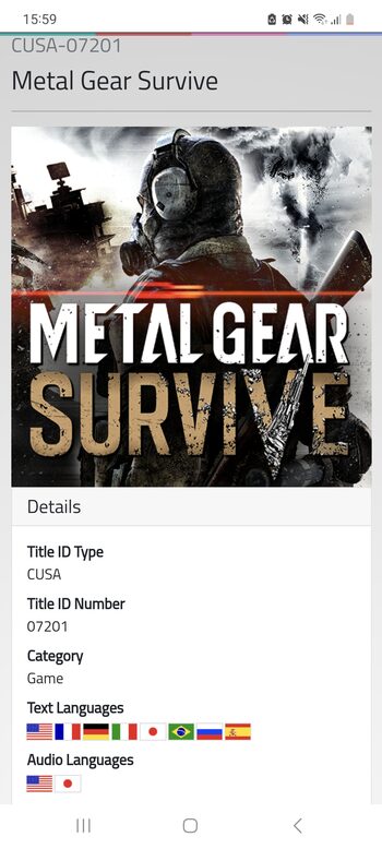 Redeem Metal Gear Survive PlayStation 4