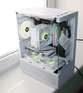Naujas žaidimų kompiuteris - Ryzen 5 5600x, 16 GB RAM, 1 TB NVME SSD su RTX 4060