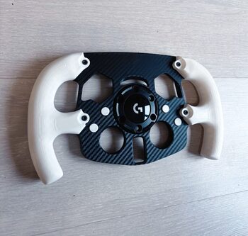 MOD F1 Fórmula 1 para Volante Logitech G29 y G923 de PS PlayStation y PC BLANCO