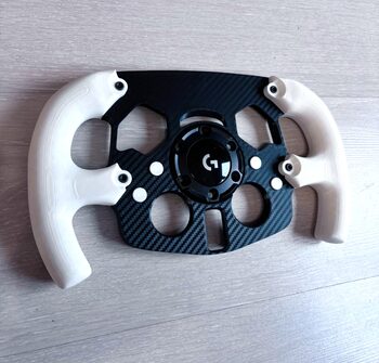 MOD F1 Fórmula 1 para Volante Logitech G29 y G923 de PS PlayStation y PC BLANCO