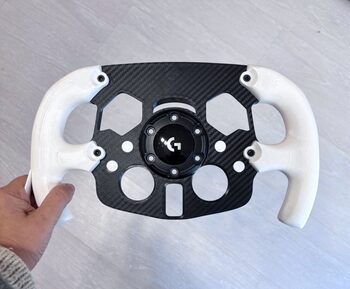 MOD F1 Fórmula 1 para Volante Logitech G29 y G923 de PS PlayStation y PC BLANCO