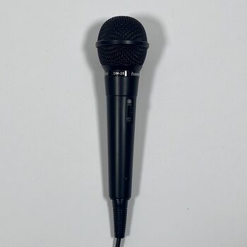 Hama "DM 20" Dynamic Microphone 3.5 mm Jack Plug for Karaoke - Black