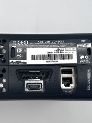 Get Xbox 360 Fat 120GB Žaidimų Konsolės Juodas Rinkinys
