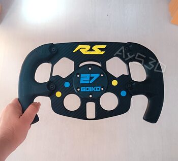 MOD F1 PERSONALIZADO center cap nombre accesorio superior logo para Logitech G29