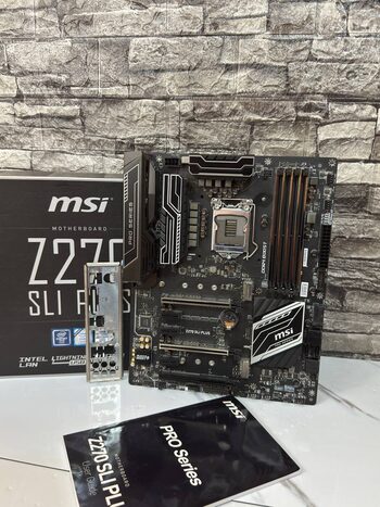 MSI Z270 SLI PLUS Intel Z270 ATX DDR4 LGA1151 3 x PCI-E x16 Slots Motherboard