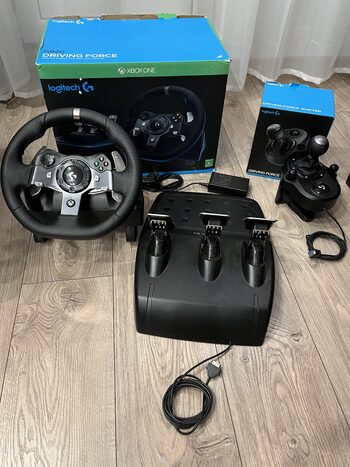 Logitech G920 vairas + Shifter 