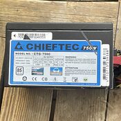 Chieftec A-80 CTG-750C 750W PSU Maitinimo blokas