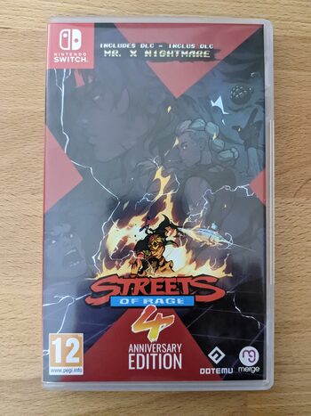 Streets Of Rage 4 Anniversary Edition SWITCH Euro Game in FR EN ES IT DE NewSeal 5060264379989