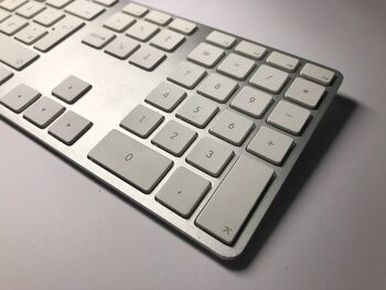 Redeem Apple A1243 Genuine Slim USB Wired Keyboard with Numeric Keypad and 2 USB ports