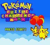 Pokémon Puzzle Challenge (2000) Game Boy Color