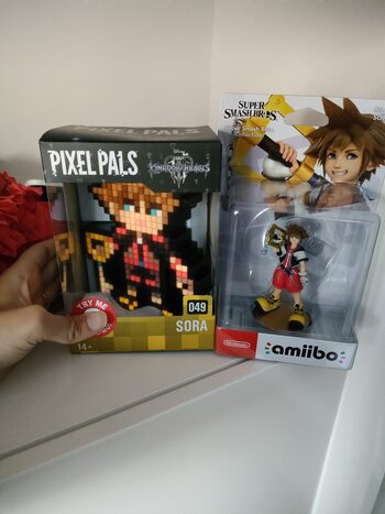 Figura amiibo Sora Kingdom Hearts + Pixel Pals NUEVO 