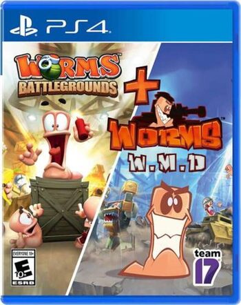 Worms Battlegrounds + Worms W.M.D PlayStation 4