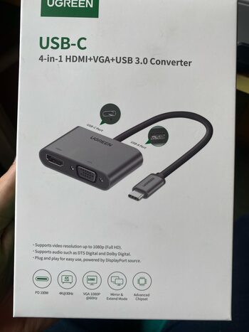 USB-C - HDMI / VGA Adapteris 