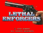 Lethal Enforcers PlayStation