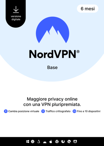 NordVPN Basic - 6 Month - 10 Devices (PC/MAC/Mobile) Premium VPN Software Subscription Key ITALY