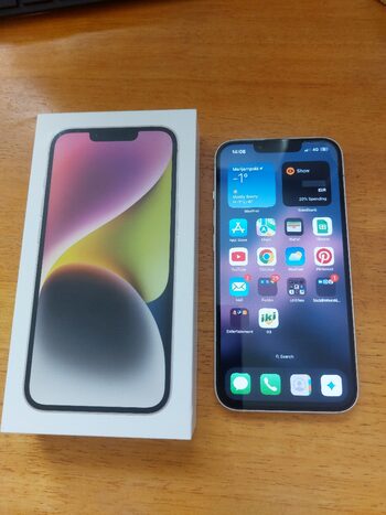 Get Parduodamas iPhone 14 Starlight 128GB