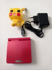 Game boy advance sp roja fuego con cargador 