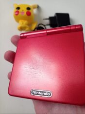 Game boy advance sp roja fuego con cargador  for sale