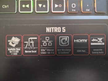 Acer Nitro 5 17-10750H RTX 2060 RAM 32GB SSD 512GB