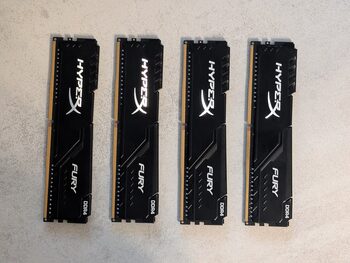 Kingston HyperX Fury 8 GB (2 x 4 GB) DDR4-3200 Black PC RAM