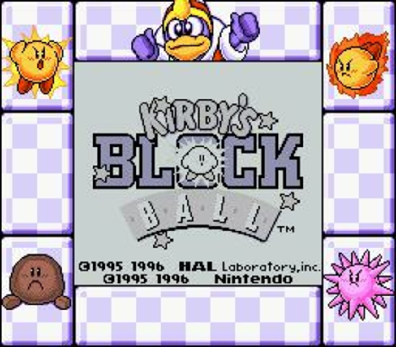 Kirby's Block Ball (1995) Game Boy