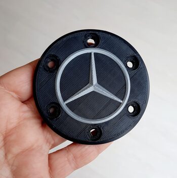 Tapa Central MERCEDES Center Cap para Volante Logitech G29 G27 G923 G920 PS Xbox