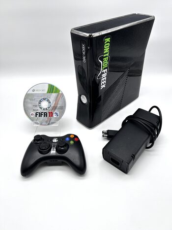 Xbox 360 S Slim 250GB Žaidimų Konsolės Juodas Rinkinys
