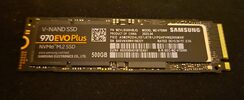 Samsung 970 Evo Plus 500 GB NVME Storage