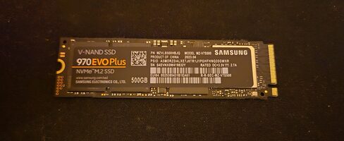 Samsung 970 Evo Plus 500 GB NVME Storage