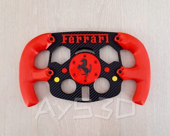 MOD F1 Formula 1 FERRARI para Volante Logitech G29 y G923 de PS PlayStation y PC