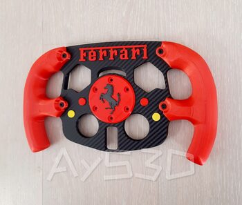 MOD F1 Formula 1 FERRARI para Volante Logitech G29 y G923 de PS PlayStation y PC