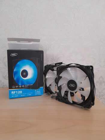 Deepcool RF 120 120 mm Multicolor LED 3-Pack PC Case Fan