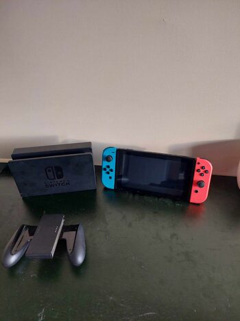 Nintendo Switch, Blue & Red, 32GB + 2 žaidimai for sale