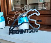 CIRCUITOS PERSONALIZADOS con tu nombre de F1 Formula 1 Moto GP decorativos gamer