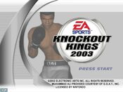 Knockout Kings 2003 Nintendo GameCube