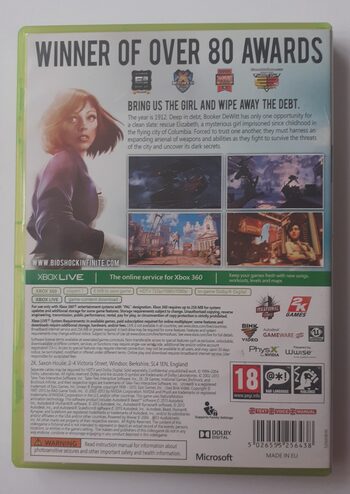 BIOSHOCK 3 dalys (xbox 360)