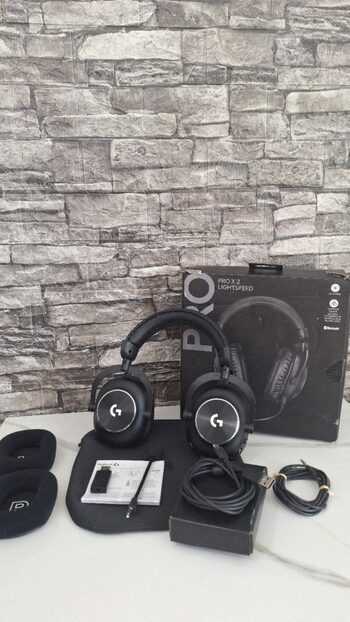 Žaidimų Ausinės Logitech G Pro X2 Black
