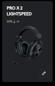 Žaidimų Ausinės Logitech G Pro X2 Black