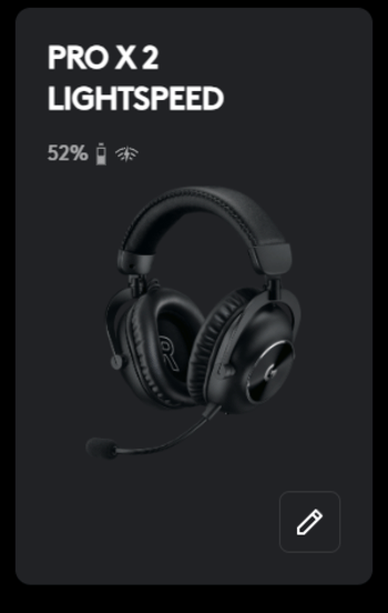 Žaidimų Ausinės Logitech G Pro X2 Black