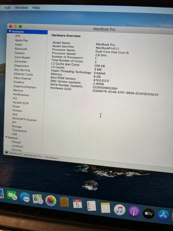 Redeem Apple Macbook Pro 13-inch 8Gb RAM 128Gb SSD Mid 2014