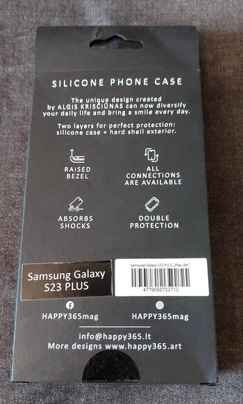 Samsung Galaxy S23 PLUS dėklas "Play Life" for sale