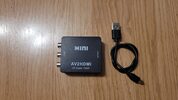 MINI av 2 hdmi vaizdo ir garso konverteris