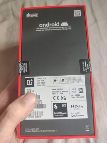 NAUJAS ONEPLUS 11 16/256GB (SKUBIAI)