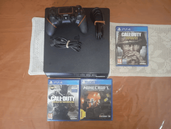  PS4 Slim 1TB + Mando + 3 JUEGOS