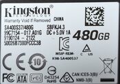 Kingston 480 GB SSD Storage for sale