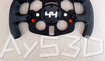 MOD F1 PERSONALIZADO con TU NUMERO FAVORITO + LOGO F1 para Logitech G29 G923 Ps