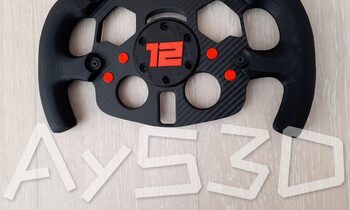 MOD F1 PERSONALIZADO con TU NUMERO FAVORITO + LOGO F1 para Logitech G29 G923 Ps